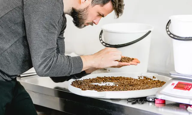 Ante Bikic - head roaster at Amokka Coffee® by Scanomat