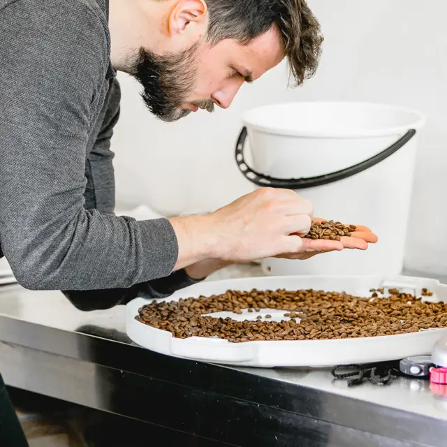 Ante Bikic - head roaster at Amokka Coffee® by Scanomat